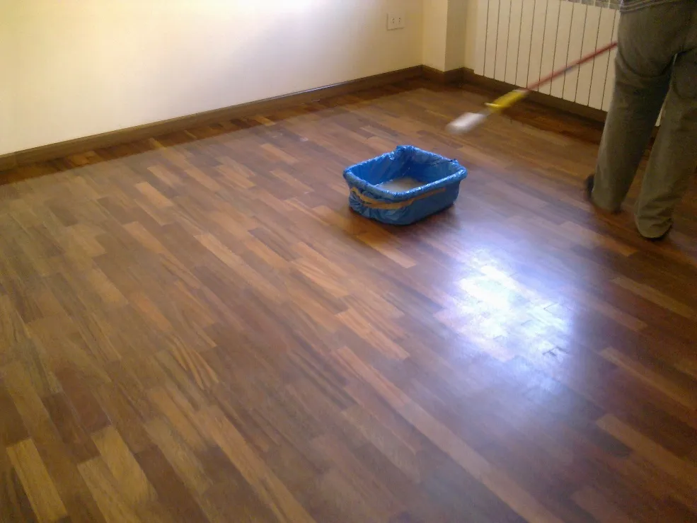 Teck Iroko 1 cm solid wood, photo 2