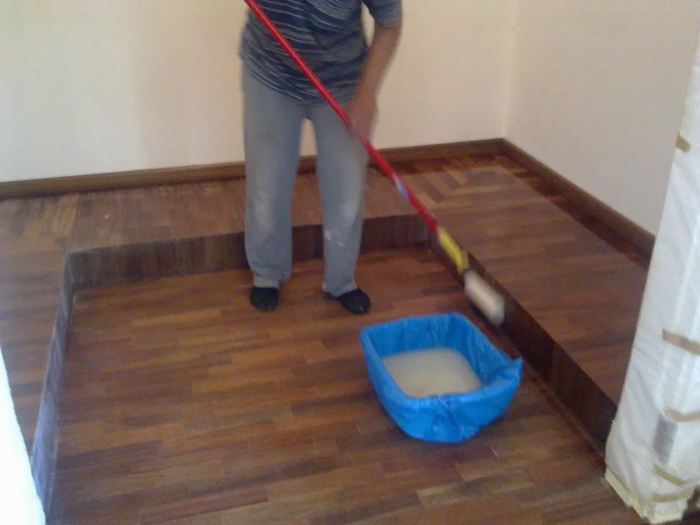 Teck Iroko 1 cm solid wood, photo 7
