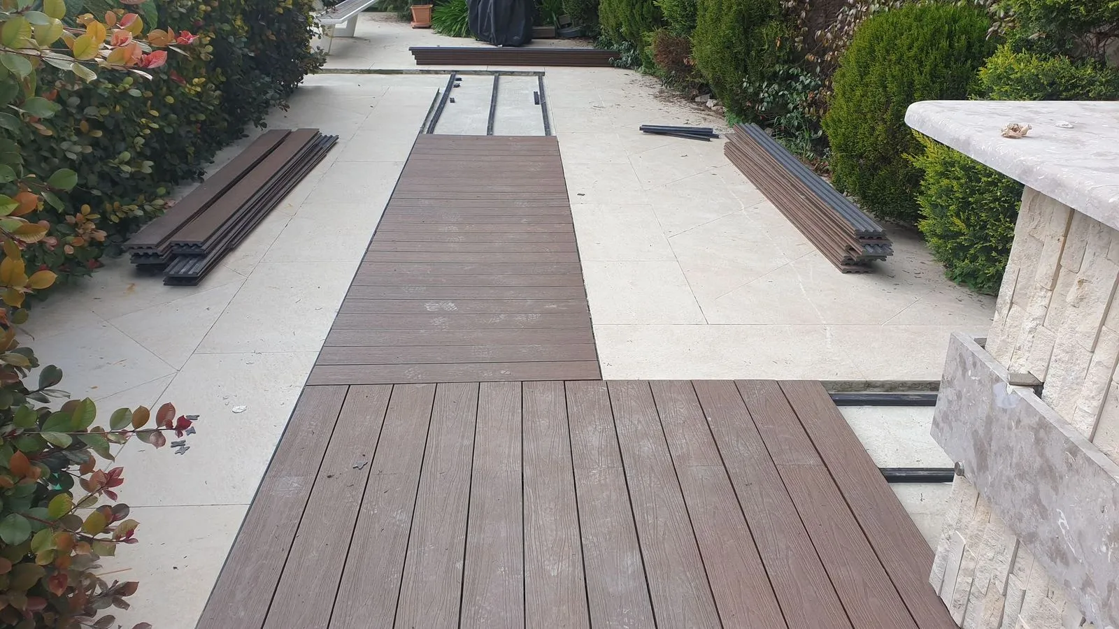 Solid WPC decking